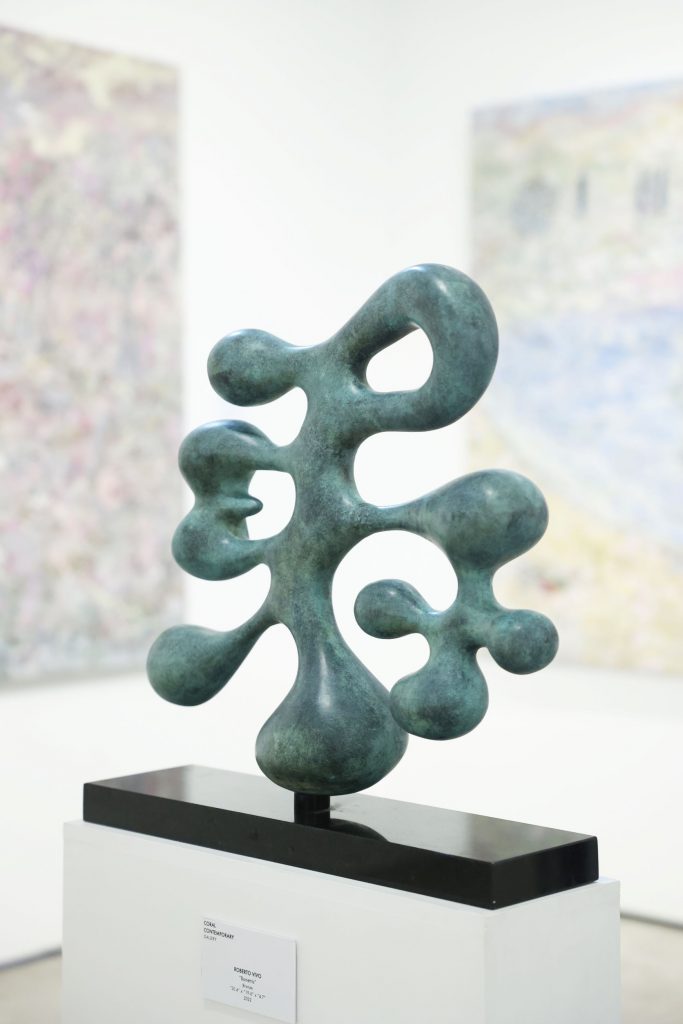 Roberto Vivo - "Bonetris" - Bronze - 19 x 21 x 6 inches - 2022